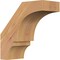 Ekena Millwork 3 1/2"W x 8"D x 8"H Balboa Smooth Knee Brace, Western Red Cedar BRC04X08X08BOA00SWR - alternate 1